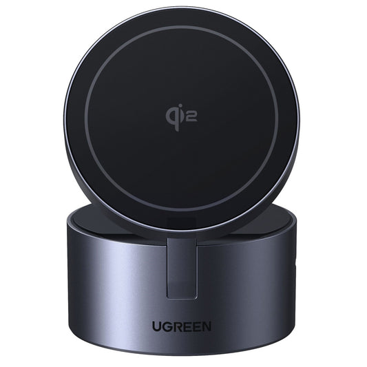 Безжичен заряден уред за мрежа UGREEN W712 (65148) 3в1, 25W, 1.67A, Сив