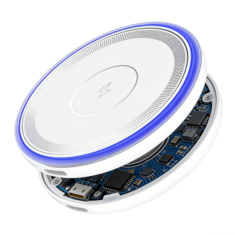 Безжично зарядно устройство XO Design CX042, 15W, 1.67A, бяло