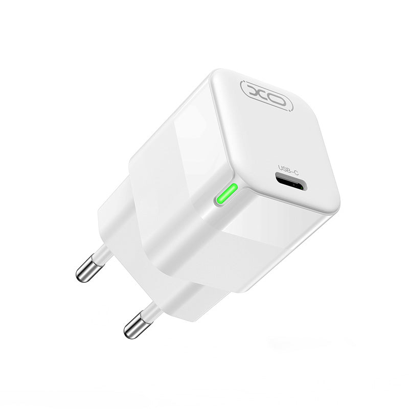Зарядно устройство за мрежа XO Design CE06, 30W, 3A, 1 x USB-C, Бяло