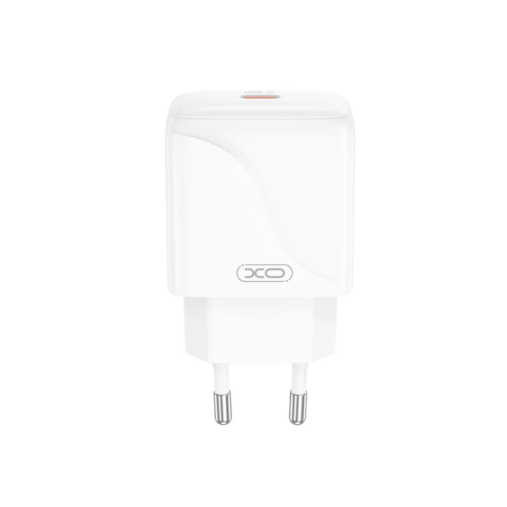 XO Design L141 Network Charger, 20W, 3A, 1 x USB-C, White
