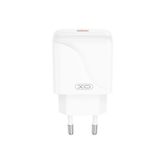 Зарядно устройство за мрежа XO Design L141, 20W, 3A, 1 x USB-C, Бяло