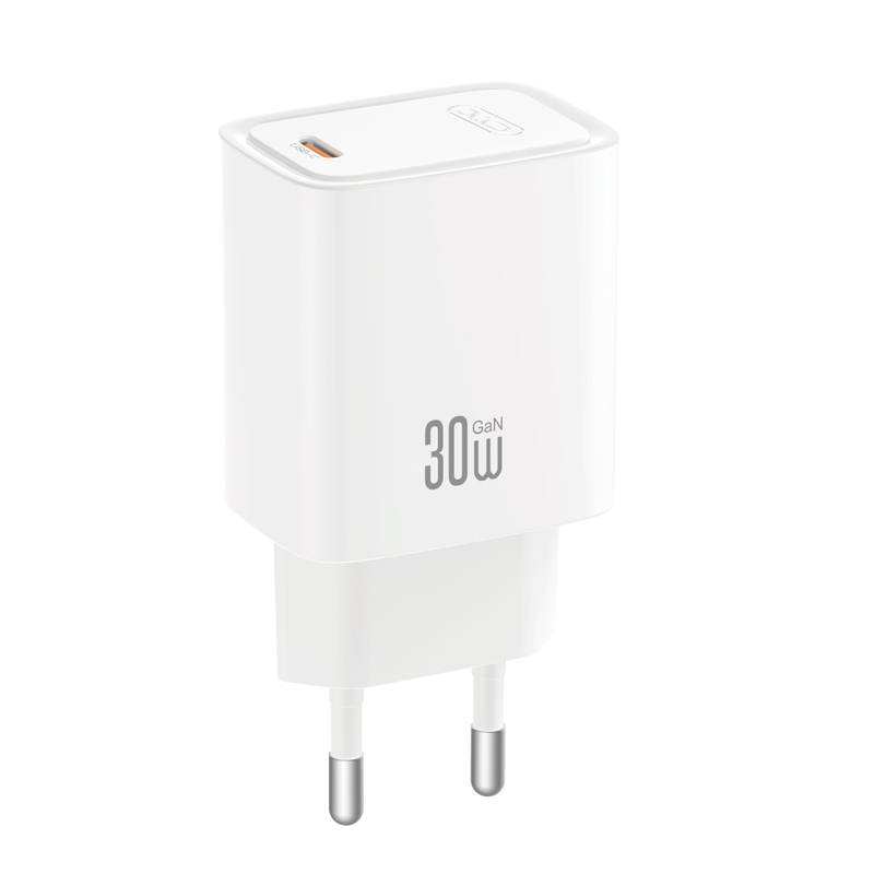 Мрежово зарядно XO Design CE53, 30 W, 3 A, 1 x USB-C, бяло