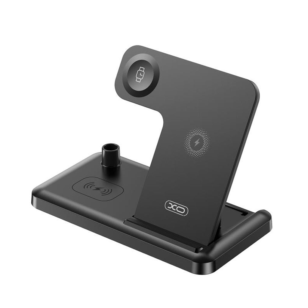 Безжично зарядно устройство за мрежа XO Design WX033 4в1, 15W, 1.67A, Черно