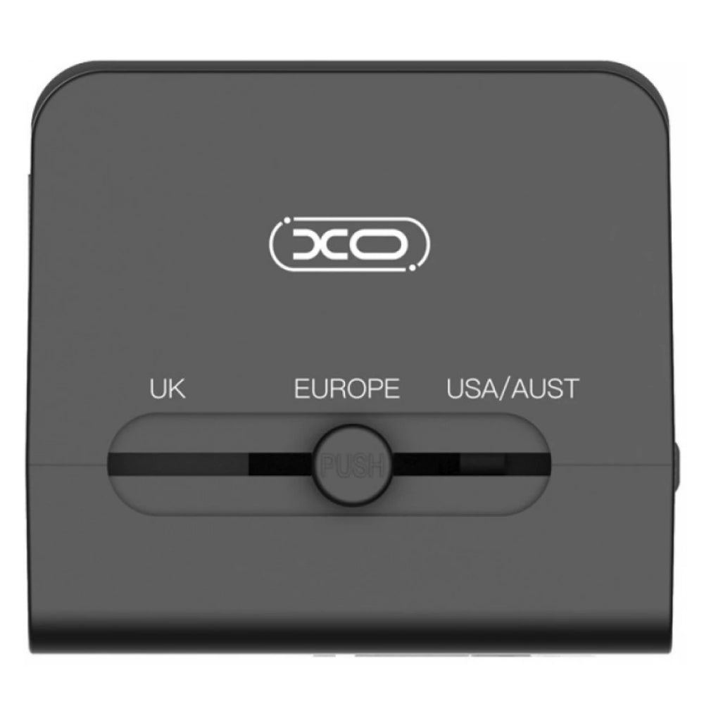XO Design WL01 Travel Network Charger, 10.5W, 2.1A, 2 x USB-A, Black