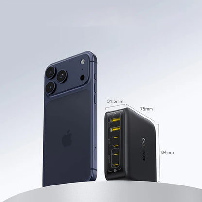 Зарядно устройство Baseus EnerFill FH21, 120W, 3.25A, 2 x USB-A - 4 x USB-C, Черно E0120T00