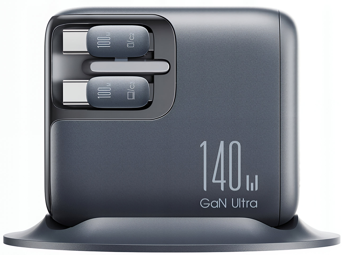 Станция за зареждане с USB-C кабел Joyroom Podix JR-TRD01, 140W, 1 x USB-C - 2 x USB-A, Сив