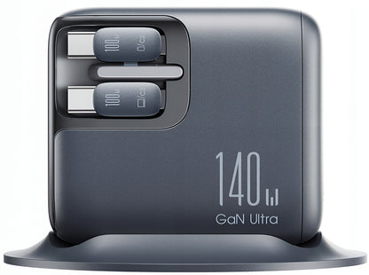 Станция за зареждане с USB-C кабел Joyroom Podix JR-TRD01, 140W, 1 x USB-C - 2 x USB-A, Сив