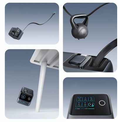 Станция за зареждане с USB-C кабел Joyroom Podix JR-TRD01, 140W, 1 x USB-C - 2 x USB-A, Сив