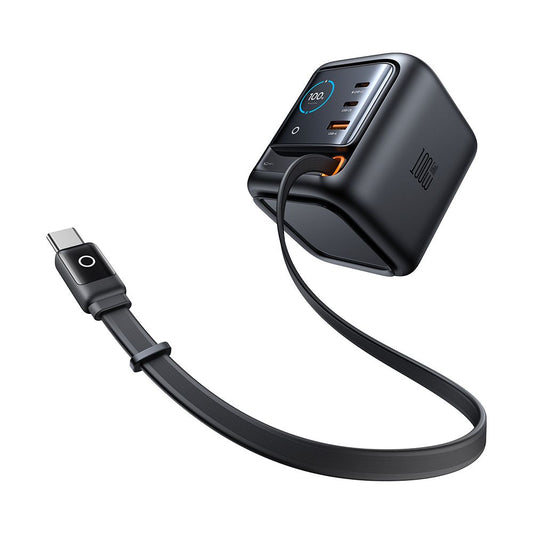 Charging Station with USB-C Cable Mcdodo FreeGo CH-1391 Display, 100W, 5A, 1 x USB-A - 2 x USB-C, Black