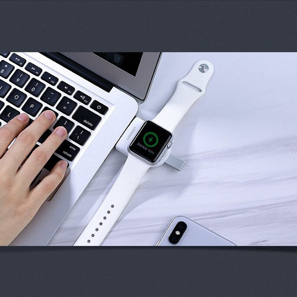 Безжично зарядно устройство UGREEN за Apple Watch Series, Бяло