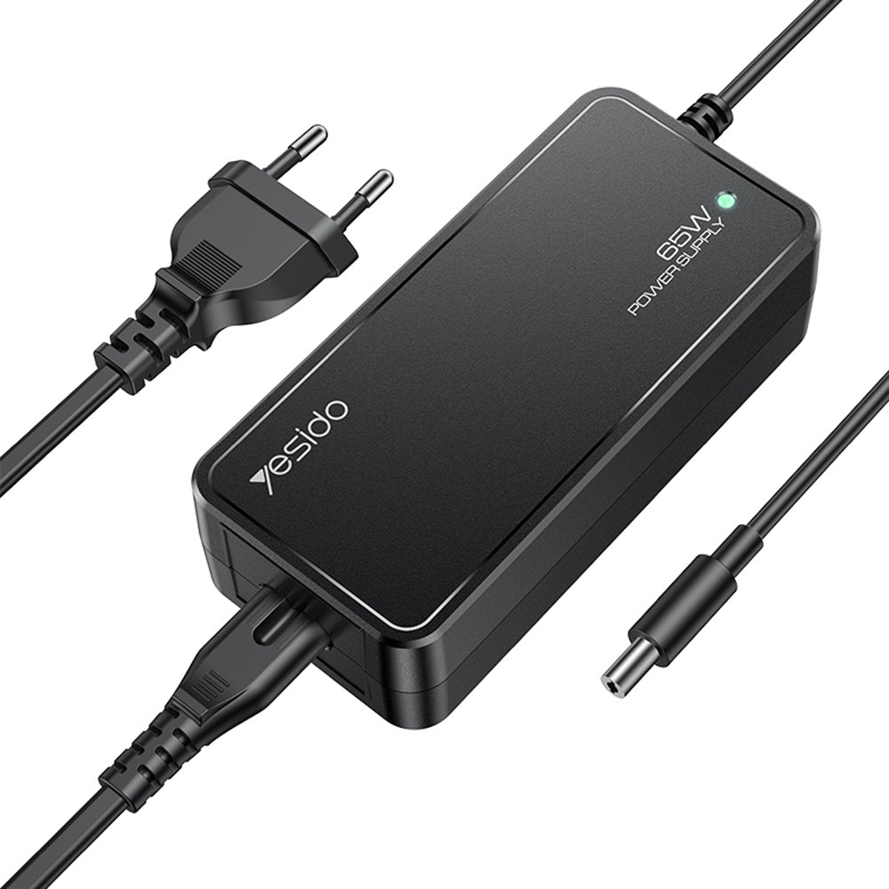 Зарядно устройство Yesido CG11E, 65W, Универсално, Черно