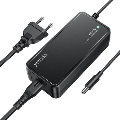 Зарядно устройство Yesido CG11E, 65W, Универсално, Черно