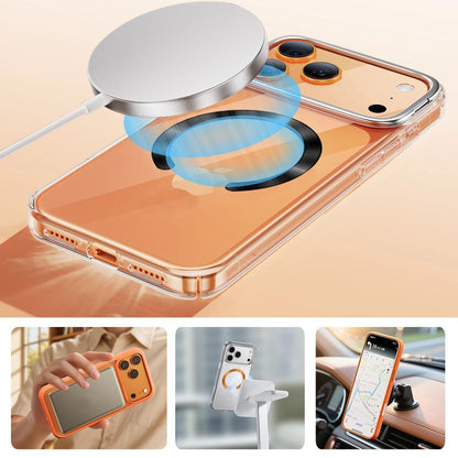 Метален стикер Tech-Protect MMP-210, Комплект 2 броя, Черно-Оранжев