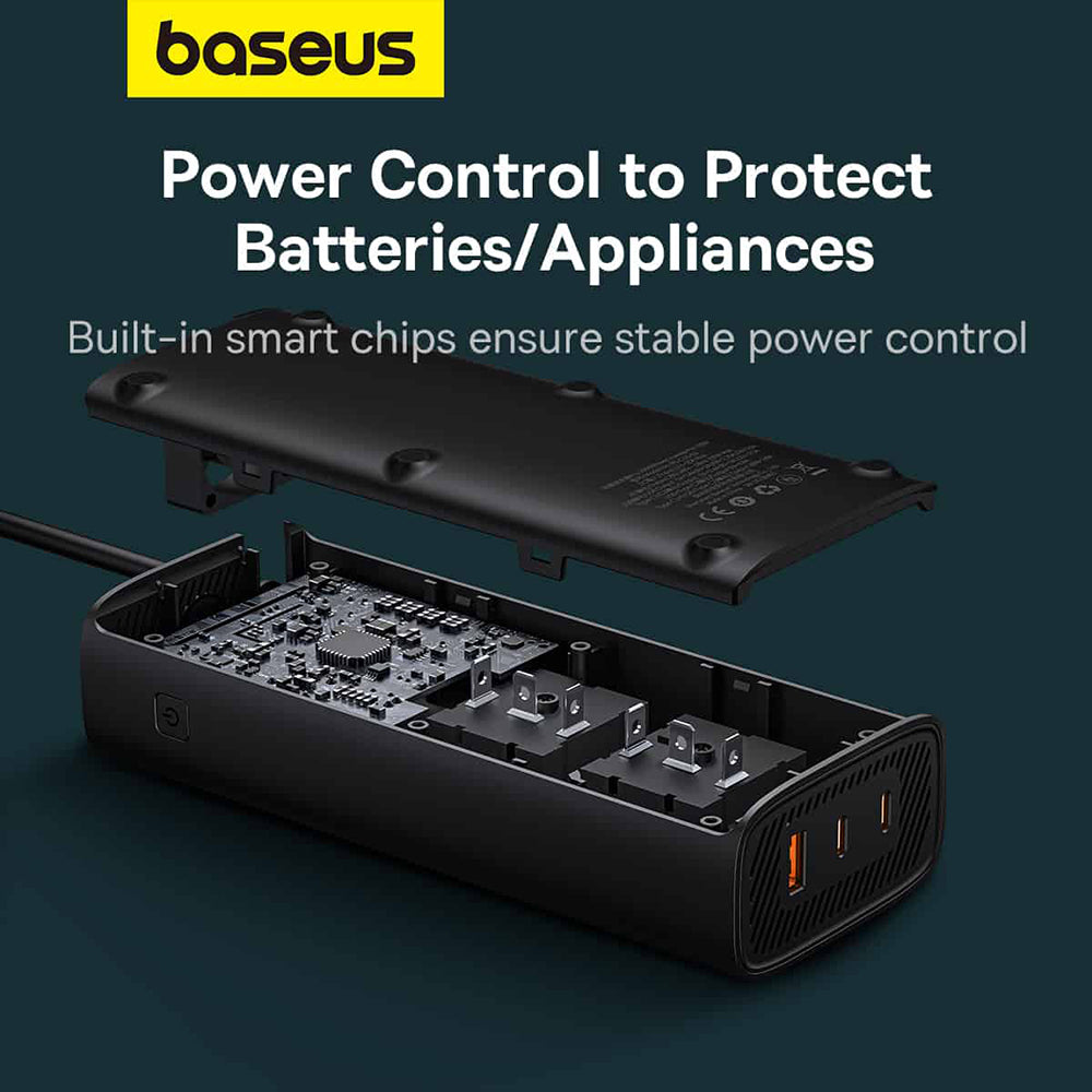 Автомобилен електрически инвертор Baseus Power Pro, 150W CGNB020101