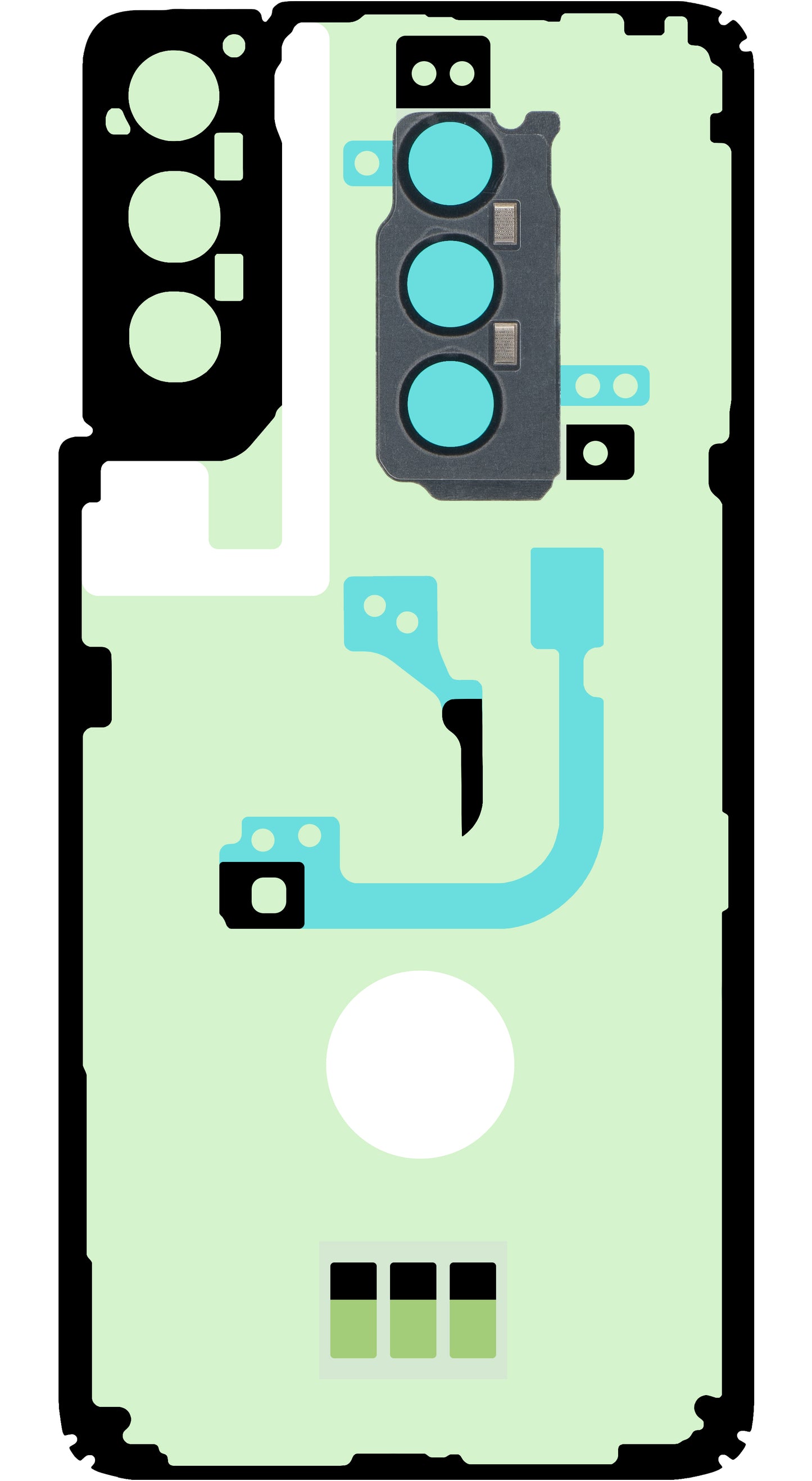 Комплект лепило за заден капак на батерия Samsung Galaxy S21+ 5G G996, Service Pack GH82-24565A