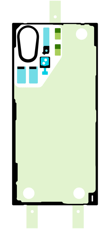 Комплект лепило за заден капак на батерията Samsung Galaxy S22 Ultra 5G S908, Service Pack GH82-27490A