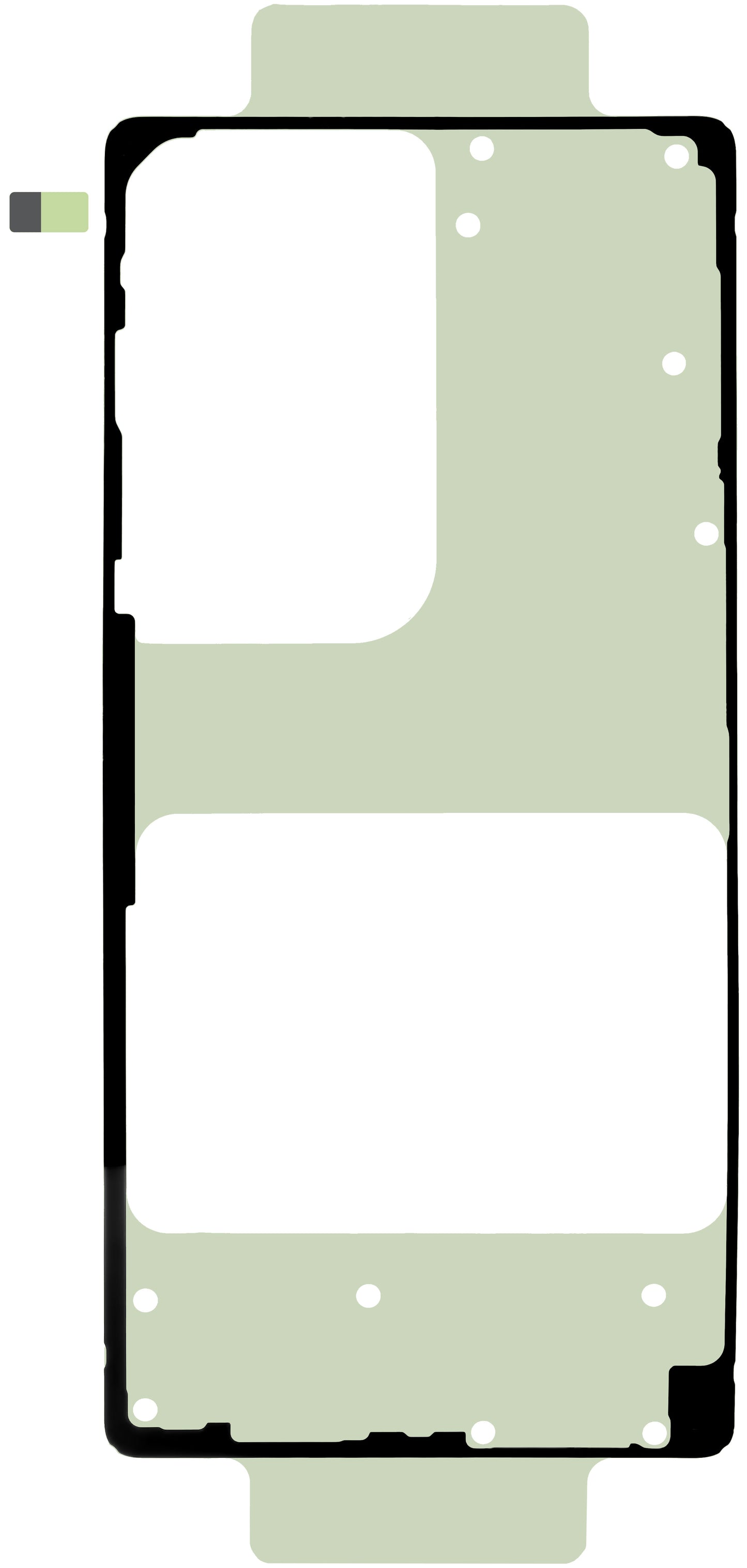 Комплект лепило за заден капак на батерията Samsung Galaxy S25 Ultra S938, Service Pack GH82-36520A