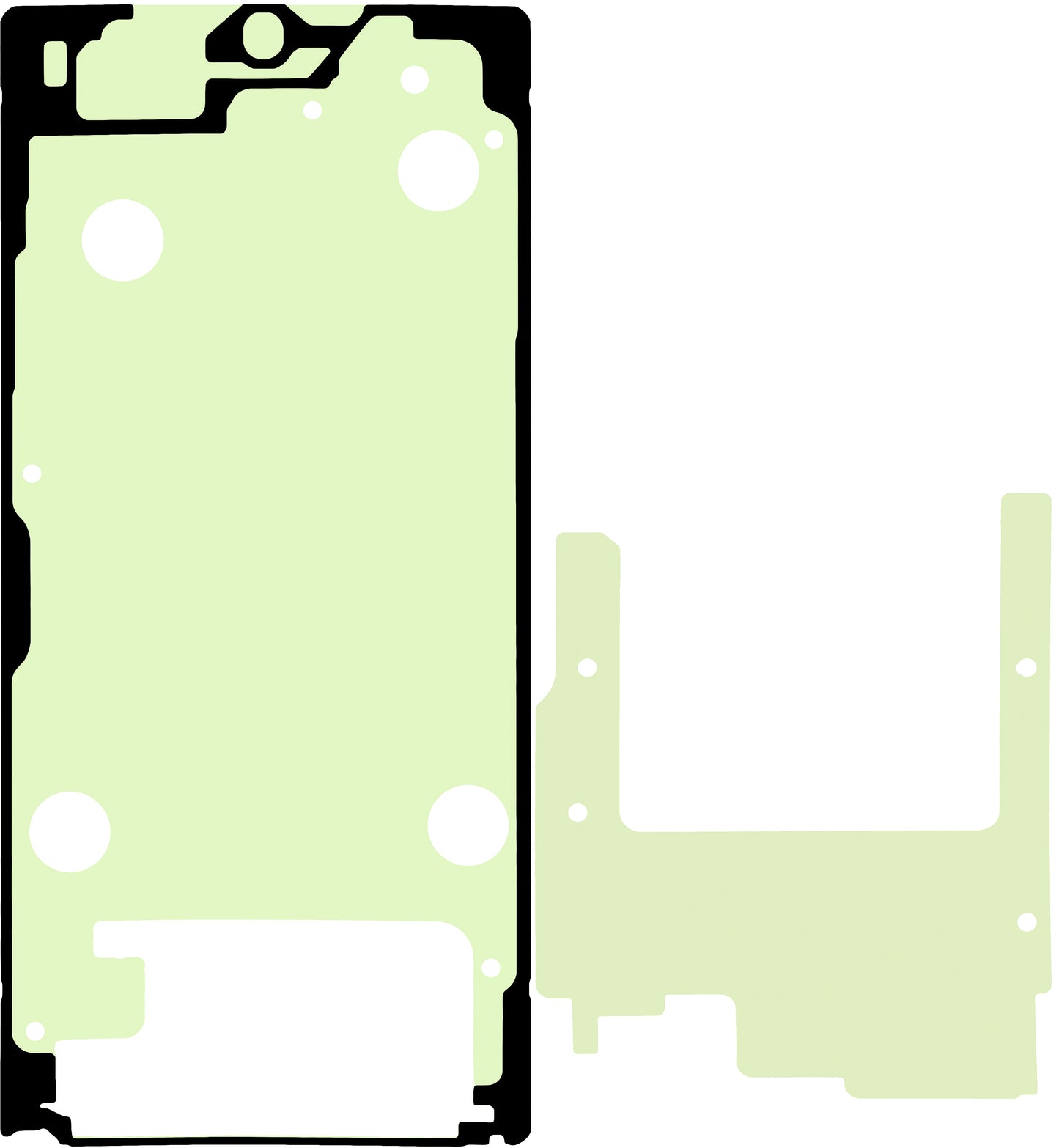 Комплект лепило за дисплей Samsung Galaxy S25 Ultra S938, Service Pack GH82-36522A