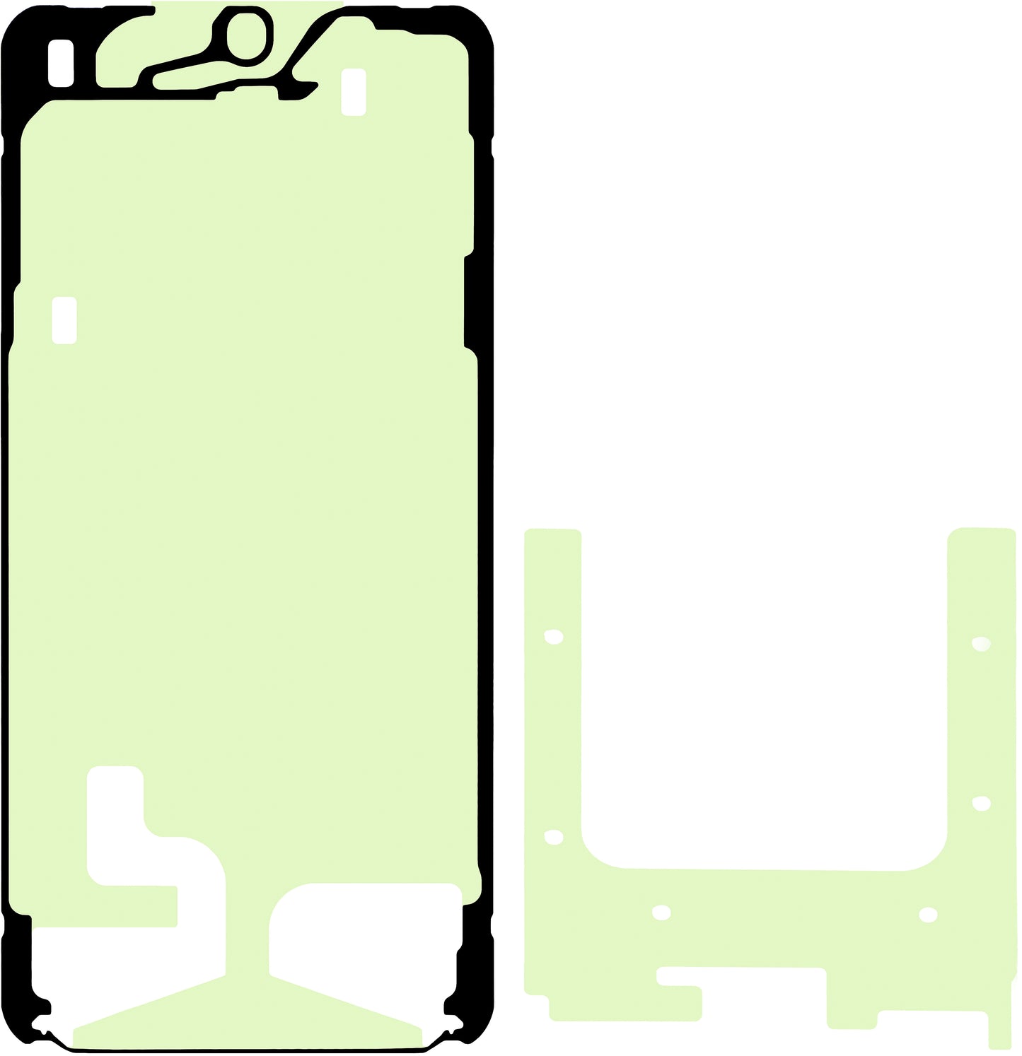 Комплект лепило за дисплей Samsung Galaxy S25+ S936, Service Pack GH82-36510A