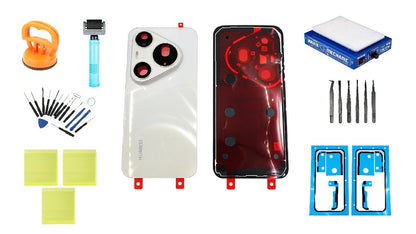 Комплект заден капак за батерия Huawei Pura 90s Pro Max Blush Gold Service Pack и специализирани сервизни инструменти