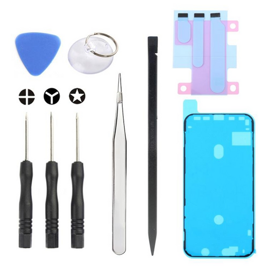 Комплект за ремонт Jiafa JF-8162 за смяна на батерия Apple iPhone 16 Pro, 9в1