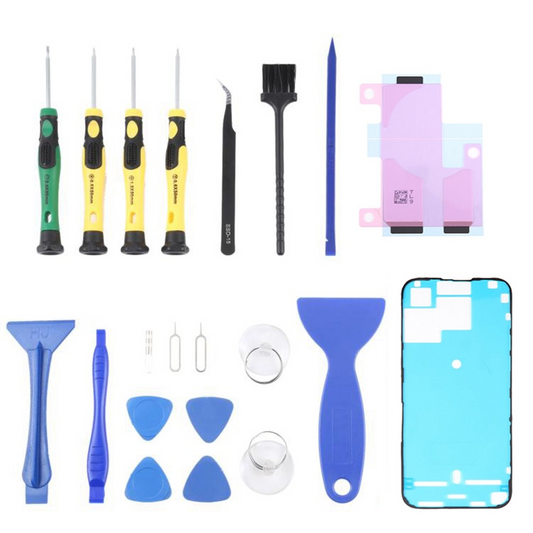 Комплект за ремонт Jiafa JF-8182 за смяна на батерия Apple iPhone 15 Pro Max, 21в1