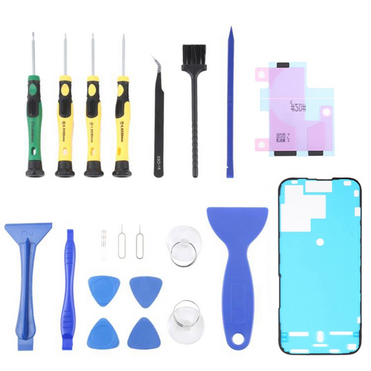 Комплект за ремонт Jiafa JF-8182 за смяна на батерия Apple iPhone 15 Pro, 21в1