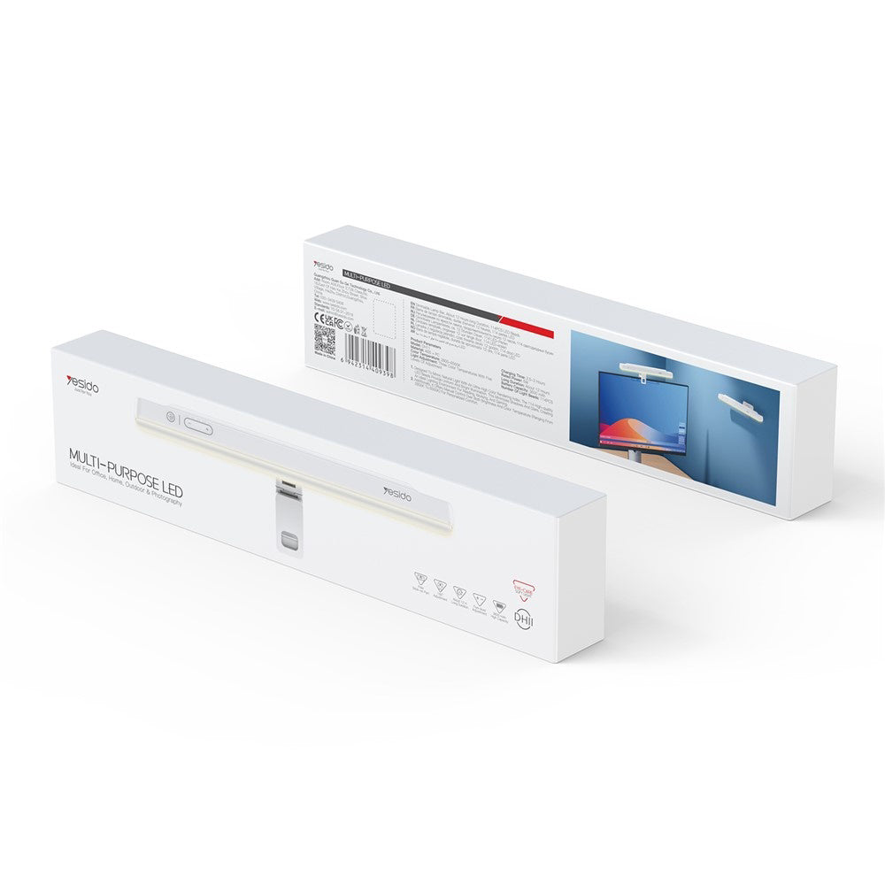 Лампа Led Monitor Yesido DH11, Бяла