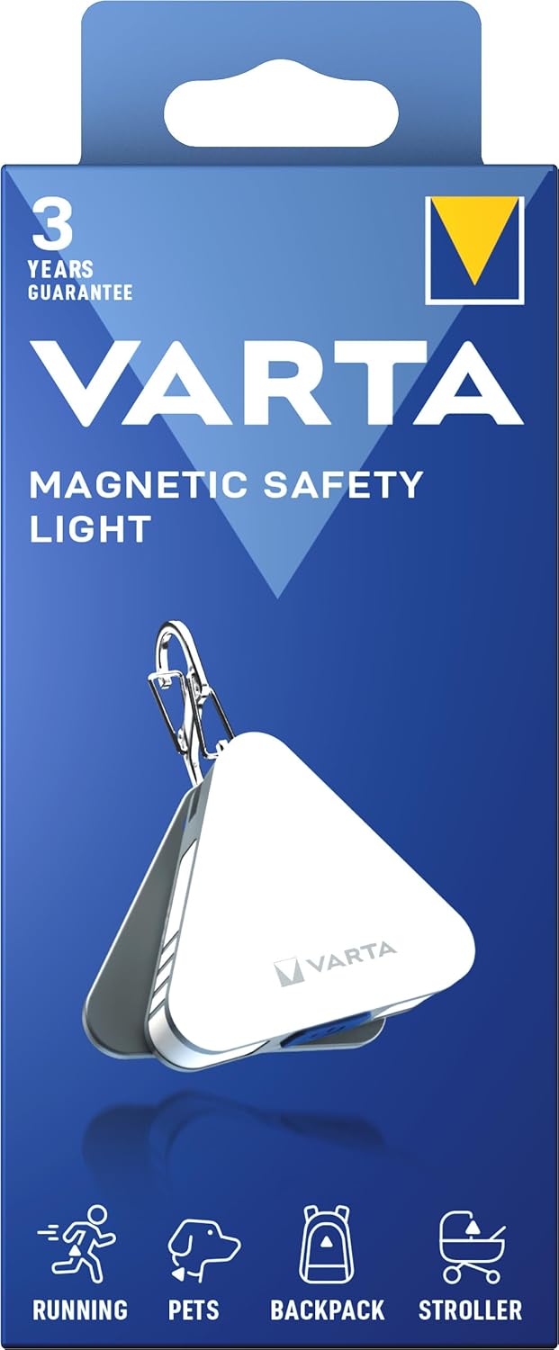Лампа Led Брелок Varta Magnetic Safety Light, 25lm, Сребриста