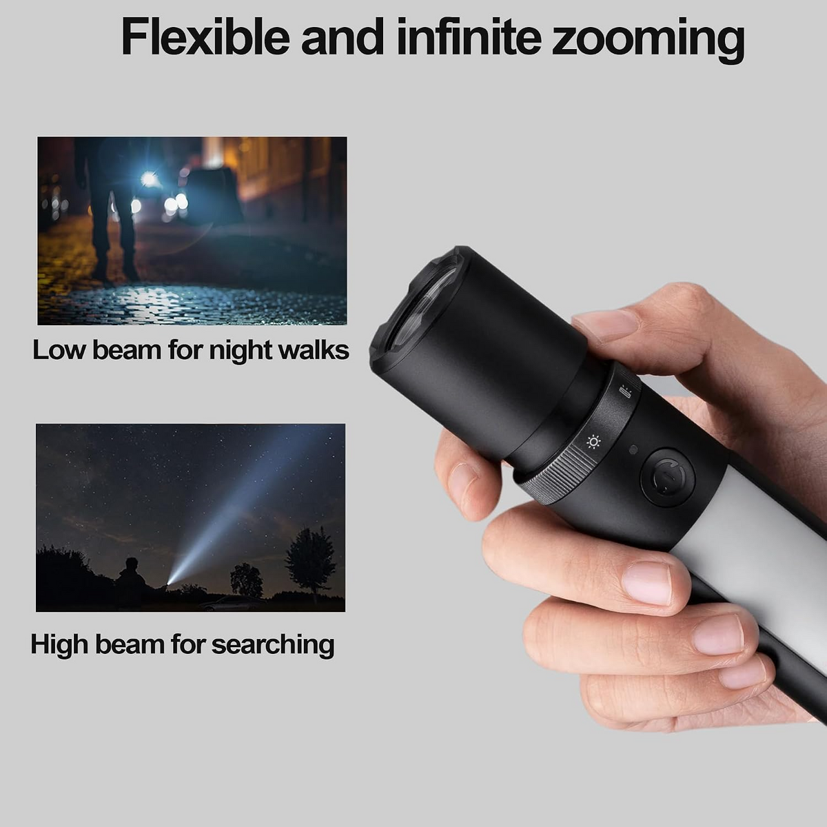 LED фенер Xiaomi Mi Multifunction, 1000lm, IPX4 BHR7004GL