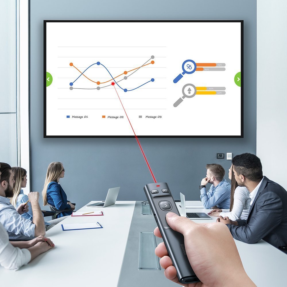 Presenter Wireless Baseus Orange Dot, Сив ACFYB-B0G