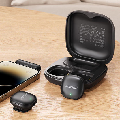 Acefast R1 Lavalier, USB-C, Set of 2 pieces, Black