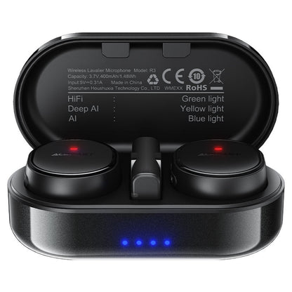 Лавалиера Acefast R3, USB-C, Комплект 2 броя, Черна