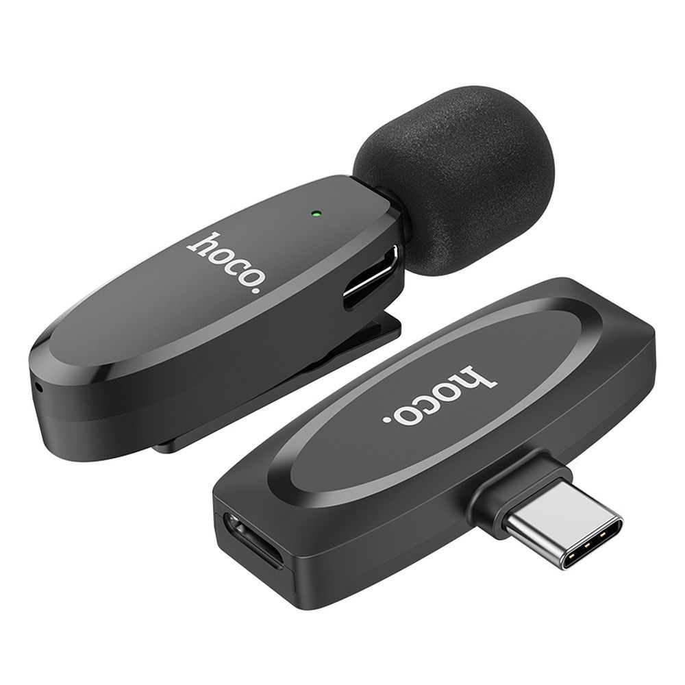 HOCO L15 Lavalier, USB-C, черен