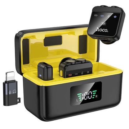 Лавалиер HOCO L17, USB-C / Lightning, Комплект 2 Броя, Черен