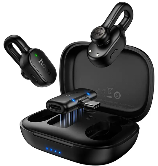 Лавалиера HOCO L27, USB-C, комплект 2 броя, черна