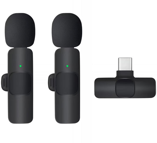 Lавалиера OEM K1, USB-C, комплект 2 броя, черен