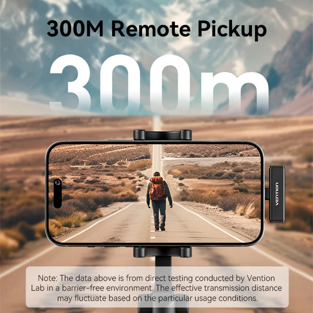 Лавалиера Vention Clip-On, USB-C, Комплект 2 броя, Черна