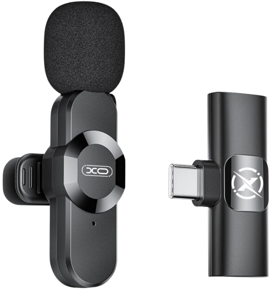 Лавалиера XO Design MC13, USB-C / Lightning, Черна