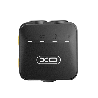 Лавалиера XO Design MC15 Dual, USB-C / Lightning, комплект 2 броя, черен