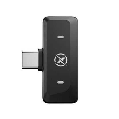 Лавалиера XO Design MC15 Dual, USB-C / Lightning, комплект 2 броя, черен