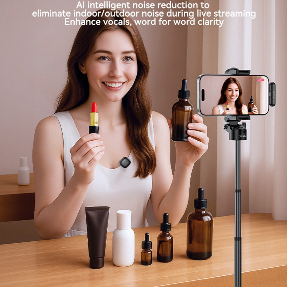 Lavaliera Yesido KR21, USB-C, Комплект 2 броя, Черна