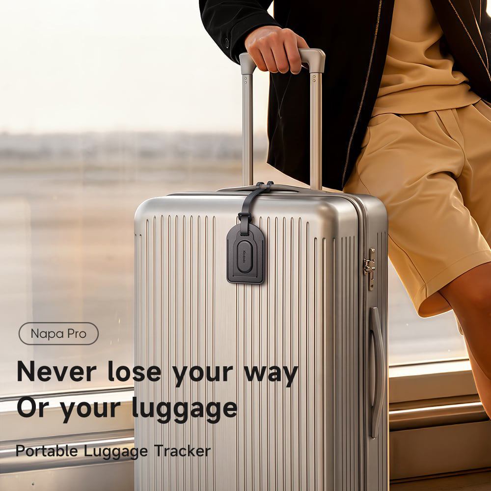Mcdodo SmartTag Luggage Napa Pro AT-3790 за iOS Series, Черен