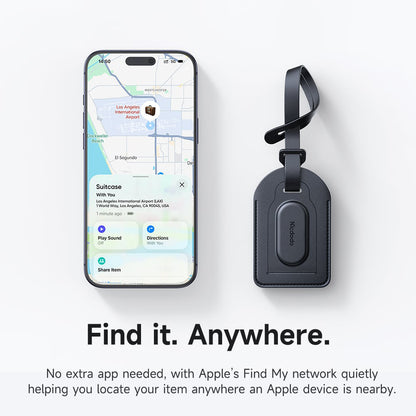 Mcdodo SmartTag Luggage Napa Pro AT-3790 за iOS Series, Черен