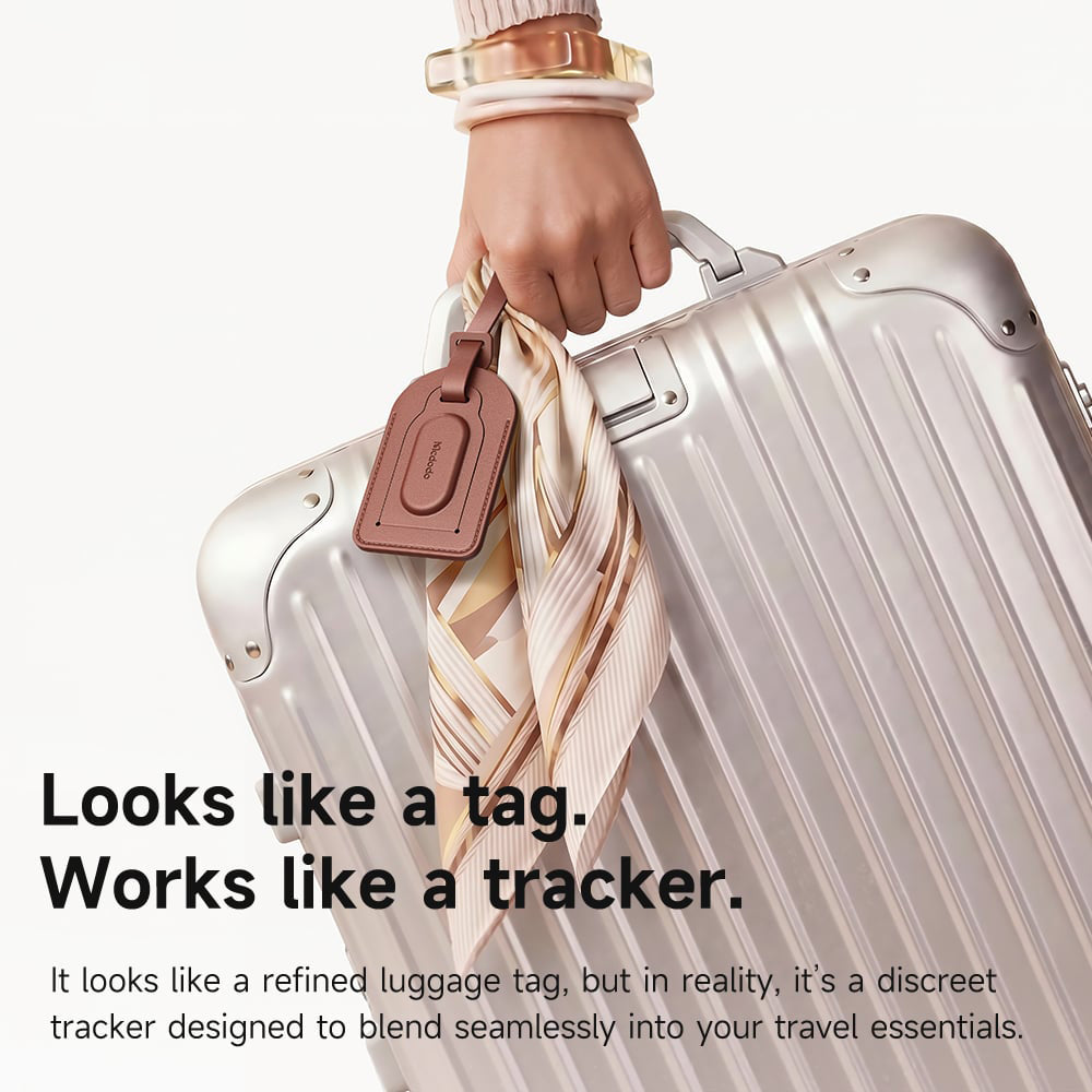Mcdodo SmartTag Luggage Napa Pro AT-3790 за iOS Series, Черен