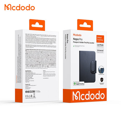Mcdodo SmartTag Passport Napa Pro AT-4180 за iOS Series, Черен