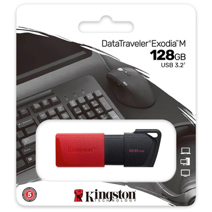 Външна памет USB-A 3.2 Kingston DT Exodia M, 128Gb DTXM/128GB