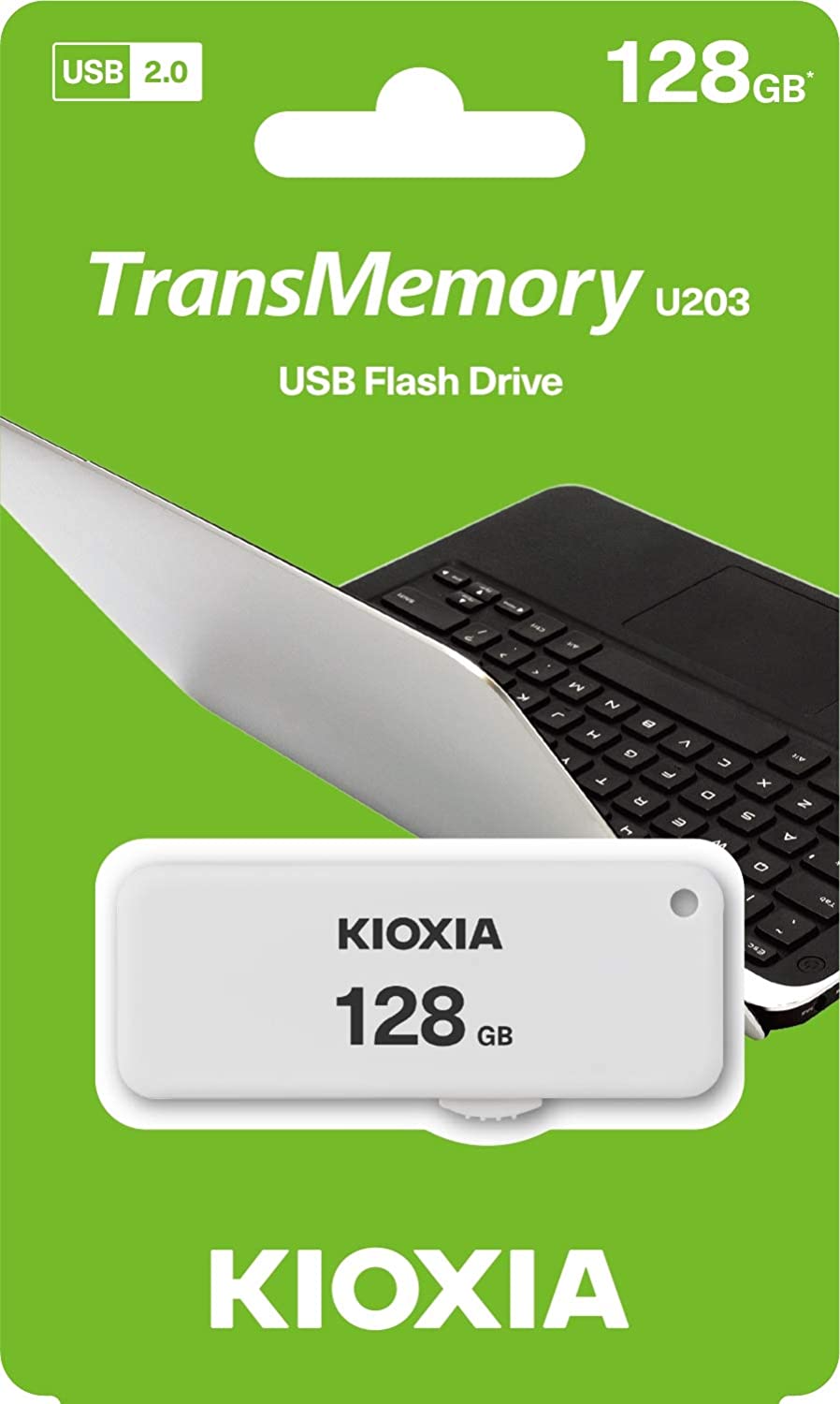 Външна памет USB-A KIOXIA U203, 128Gb LU203W128GG4 LU203W128GG4