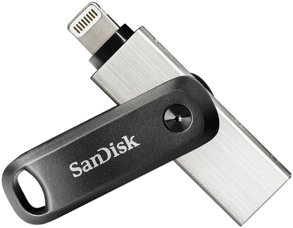 Външна памет USB-A 3.0 / Lightning SanDisk iXpand Go, 128Gb SDIX60N-128G-GN6NE