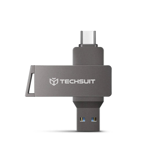Външна памет USB-A 3.0 / USB-C Techsuit THSM19, 32Gb